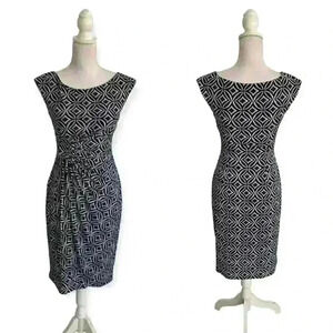 Navy & White Dress Size 4 